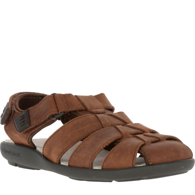 sandalias cuero hombre hush puppies