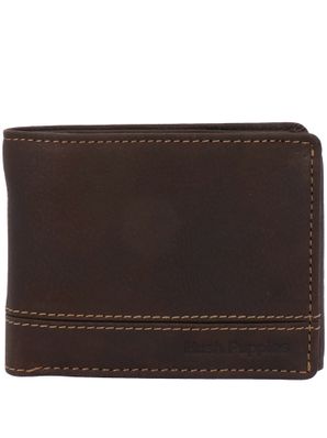 Billetera Cuero Hombre Th Coin Triple