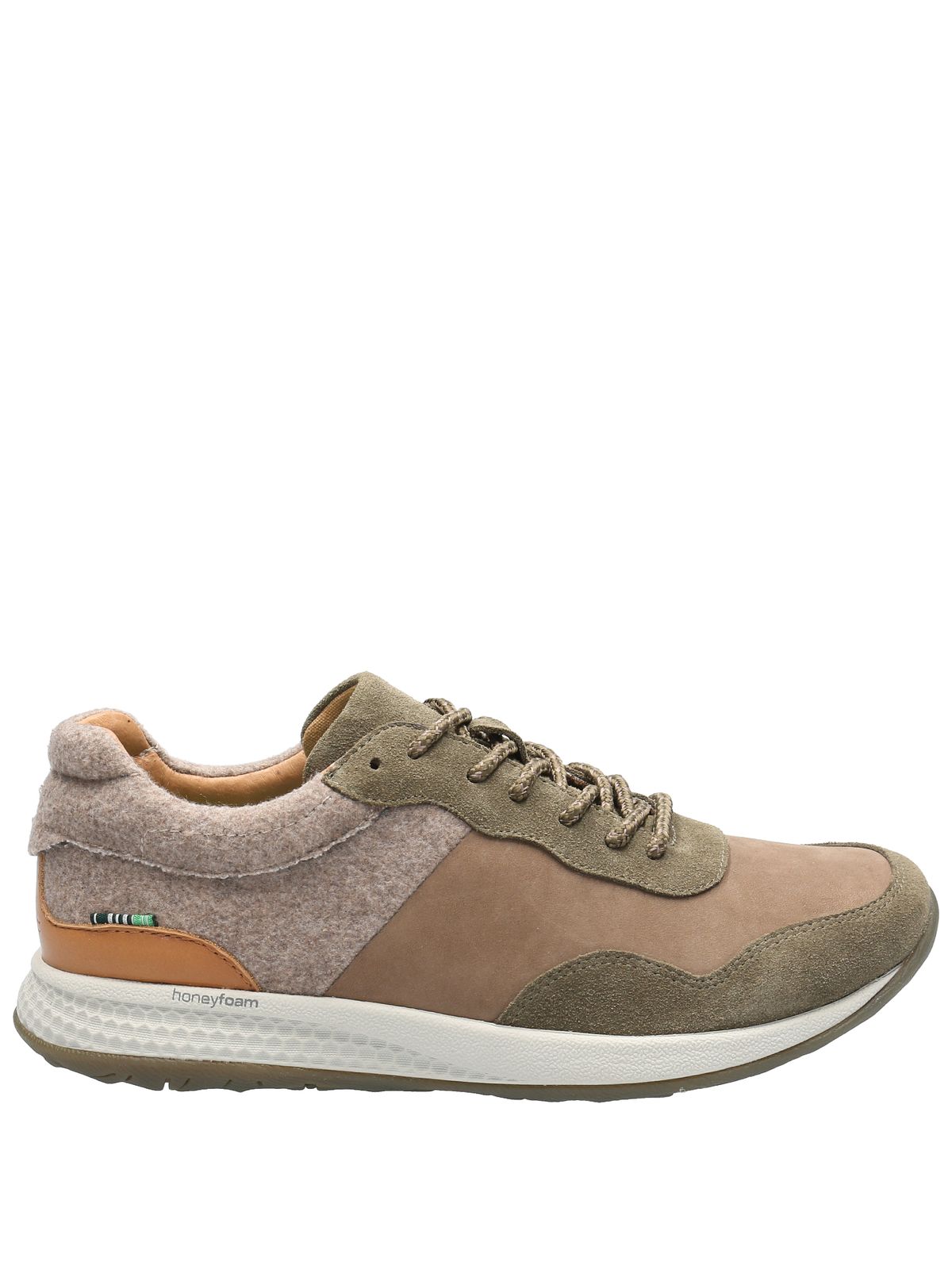 Zapatilla Cuero Mujer Esti Oliva Rockford
