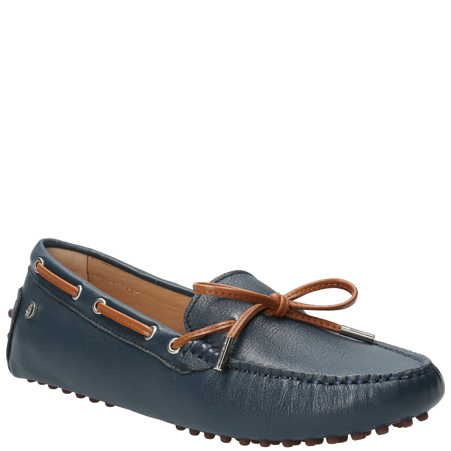 Mocasin Mujer Ribbon  Azul