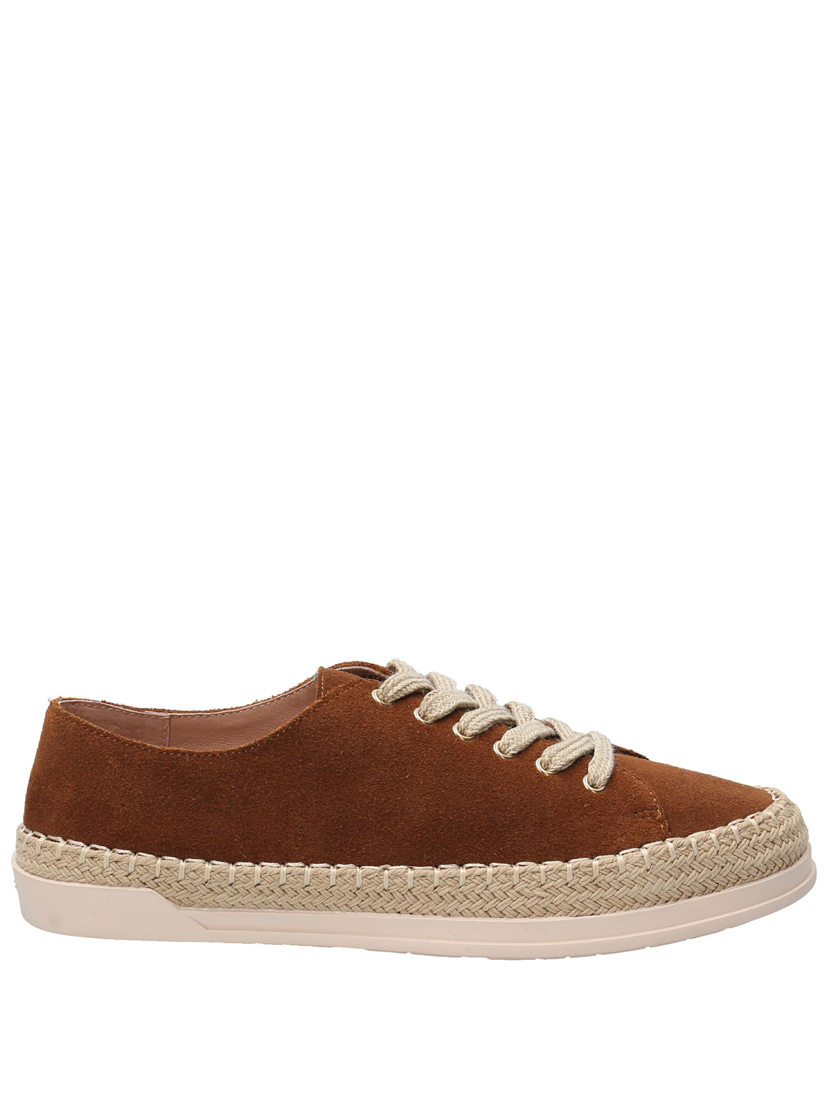 Zapatilla Cuero Mujer Lotus Café Rockford