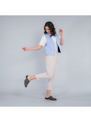 Zapato Mujer Lancaster Gris Oscuro