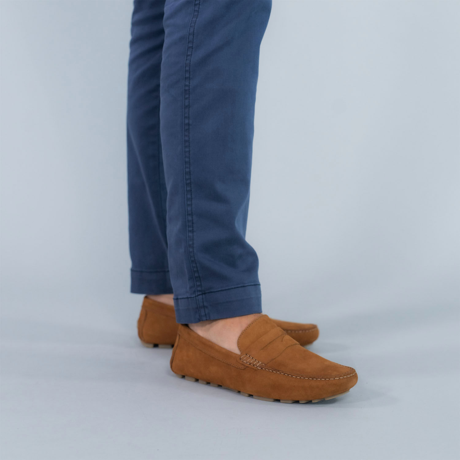 Mocasin Cuero Hombre Lotus