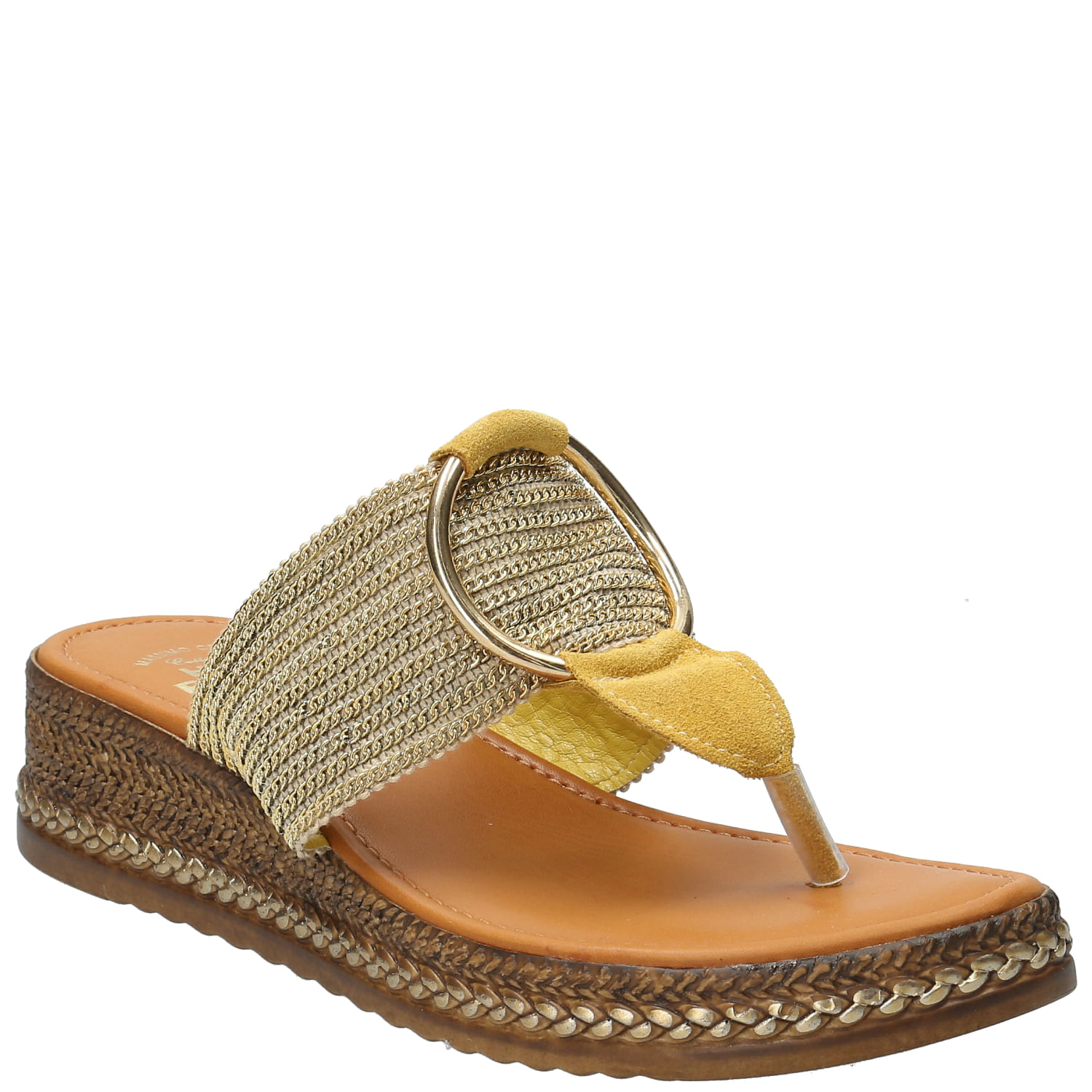 Sandalia Mujer Fiama Amarillo