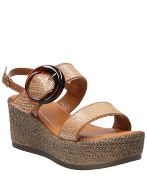 Sandalia Mujer Cinnia Beige