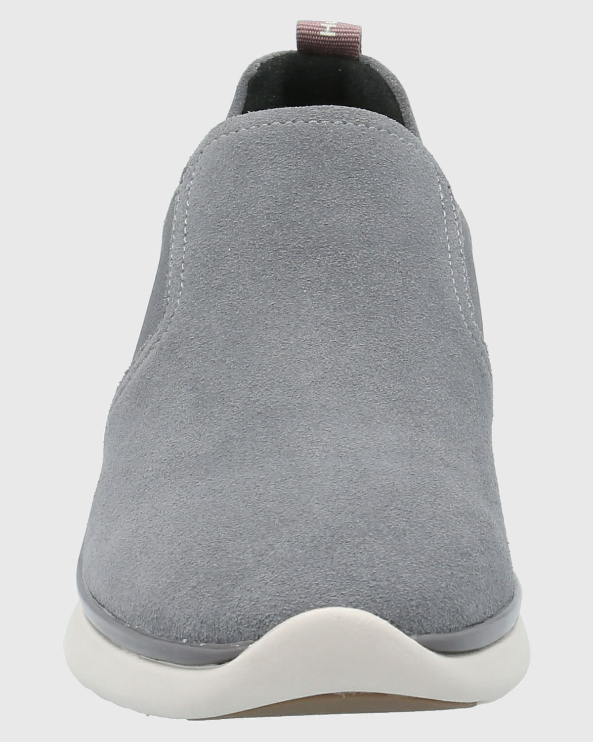 Zapatilla Cuero Mujer Sheer Gris