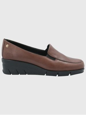 Zapato Cuero Mujer Huge Grant Too Café