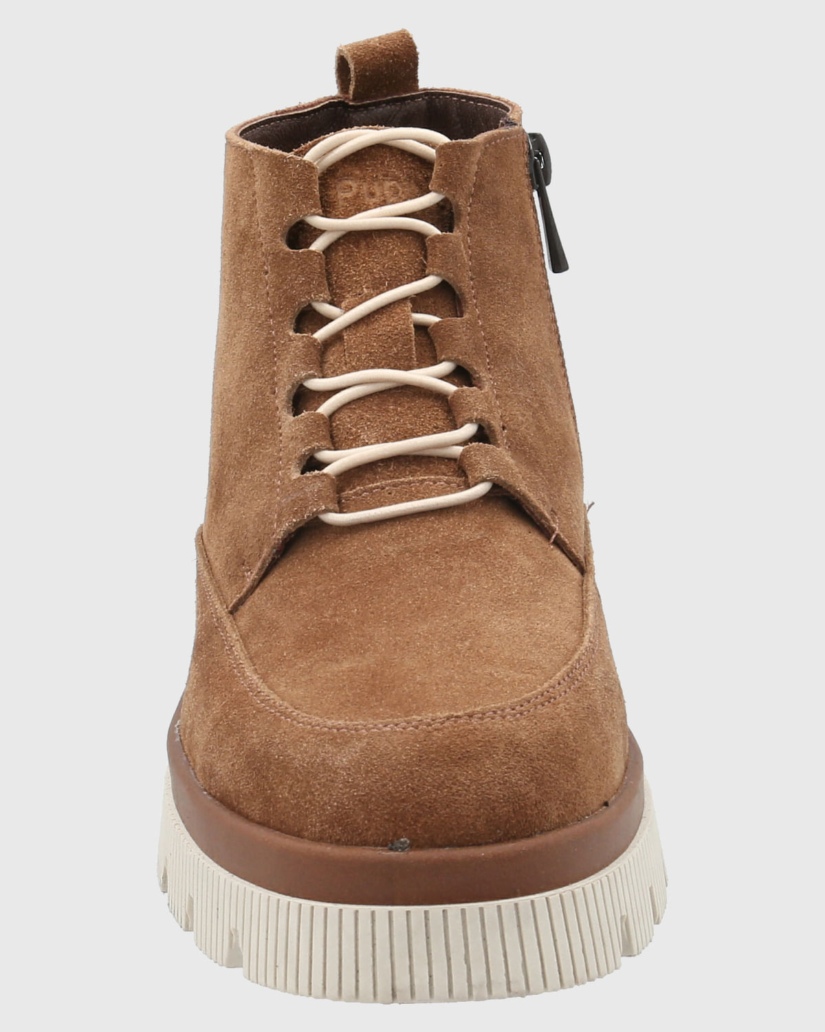 Botin Cuero Mujer Ruffen Café