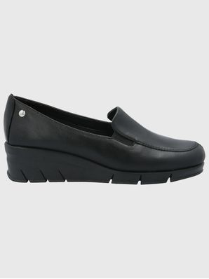 Zapato Cuero Mujer Huge Grant Too Negro