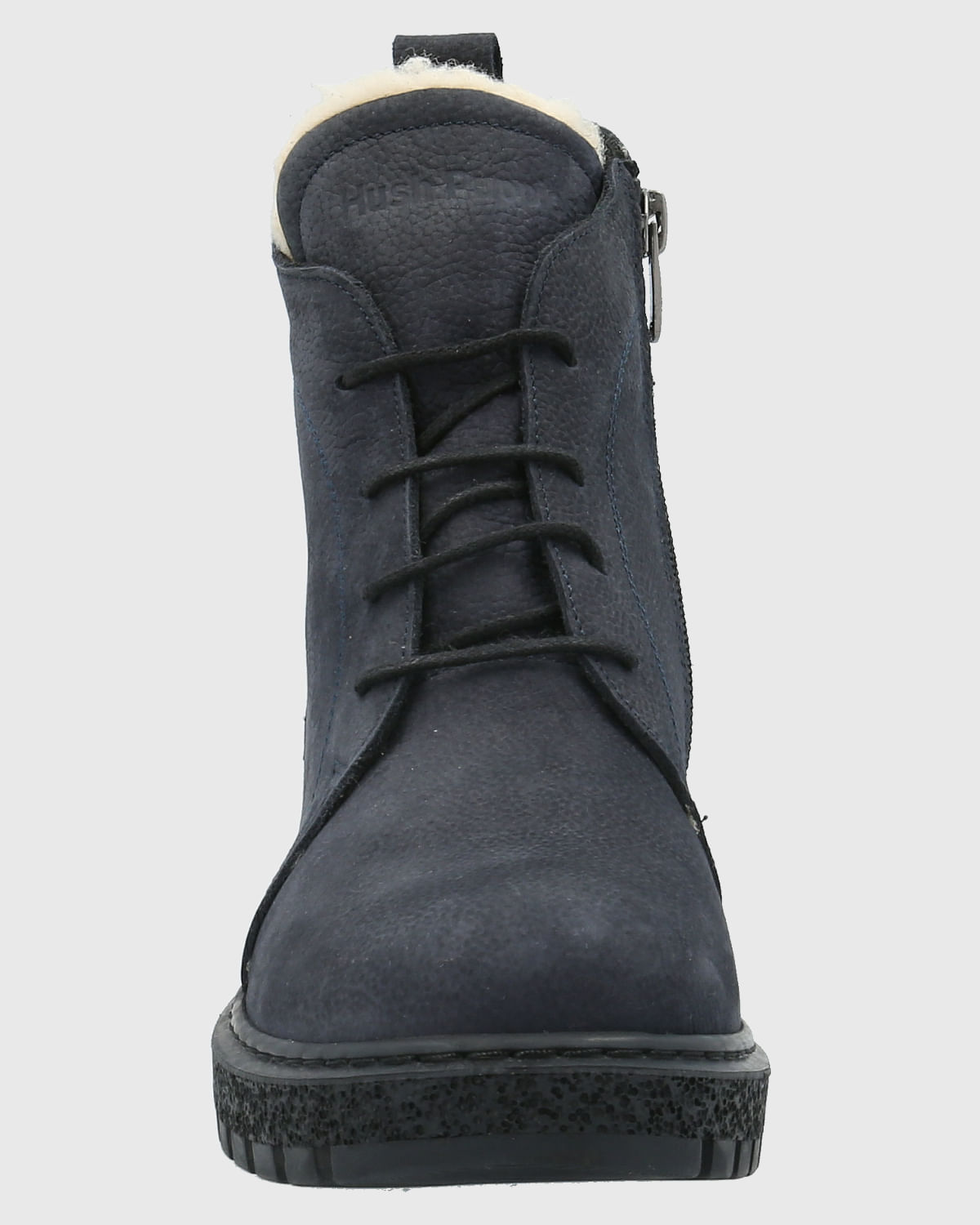 Botin Cuero Mujer Clere Azul