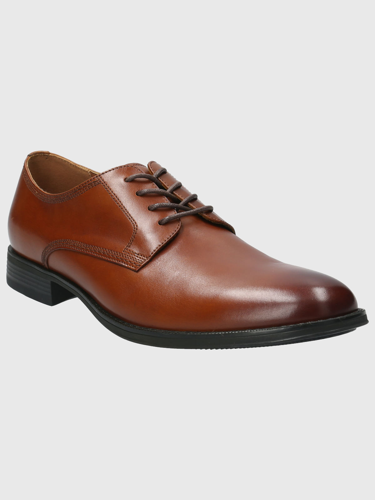 Zapato Cuero Hombre Rollo Café