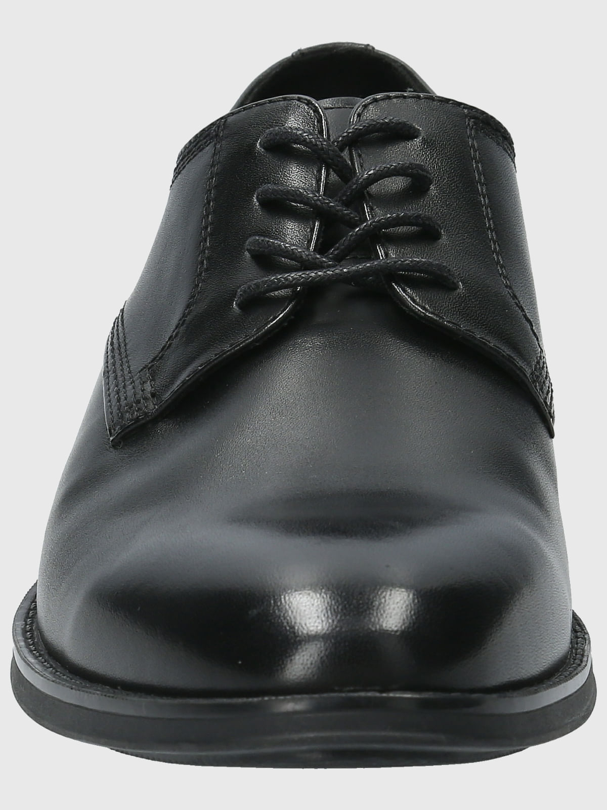 Zapato Cuero Hombre Rollo Negro