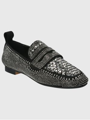 Mocasín Poliester Mujer Cristel Negro