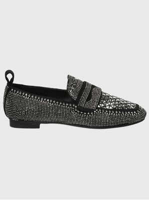 Mocasín Poliester Mujer Cristel Negro