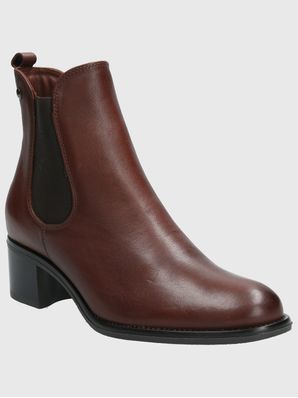 Botin Cuero Mujer Dagmar Café
