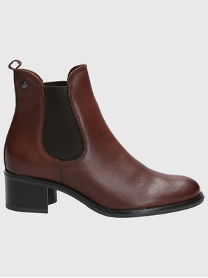 Botin Cuero Mujer Dagmar Café