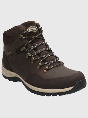 Botin Cuero Hombre Gepard Café