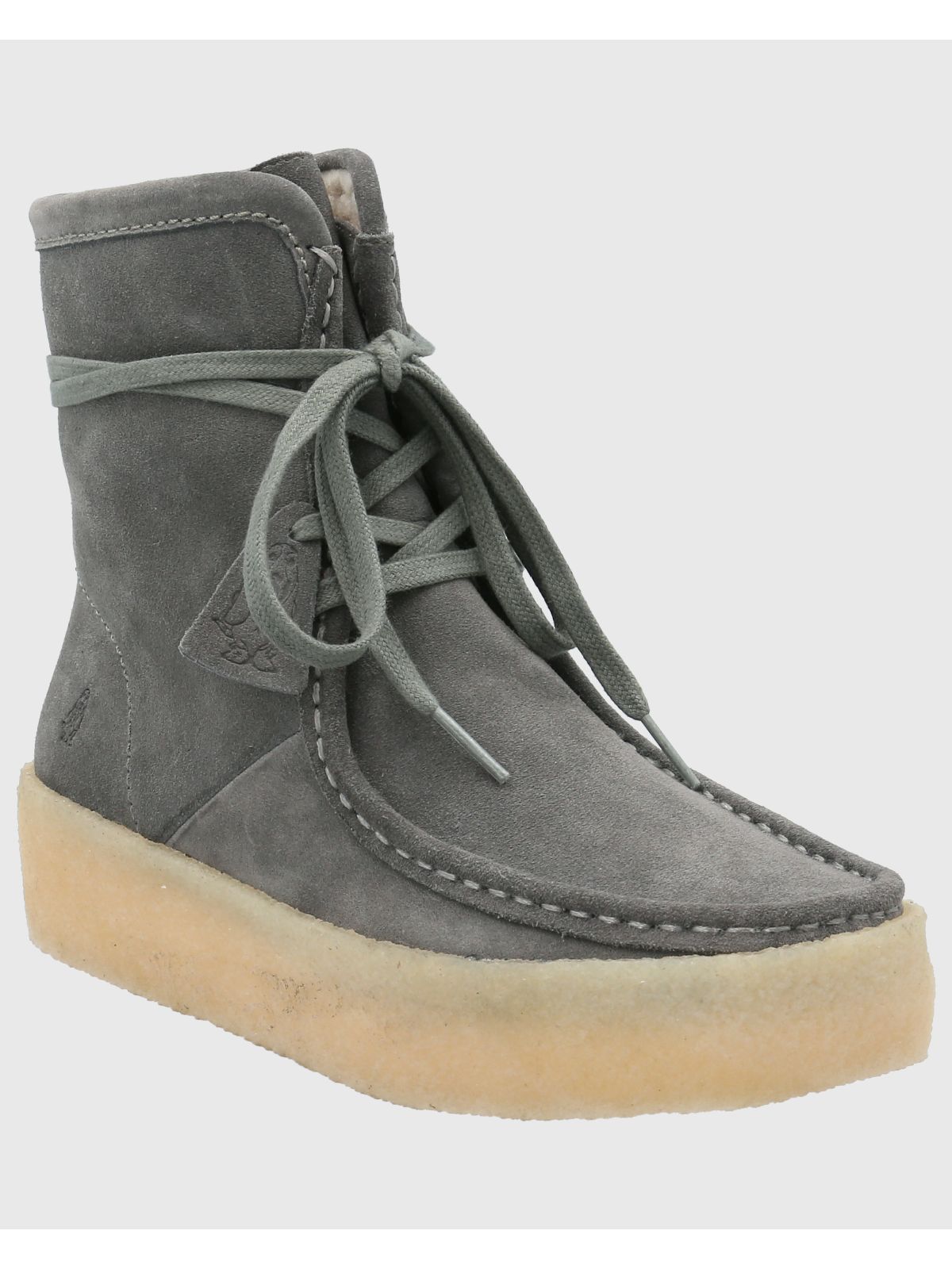 Bota Cuero Mujer Recife Gris