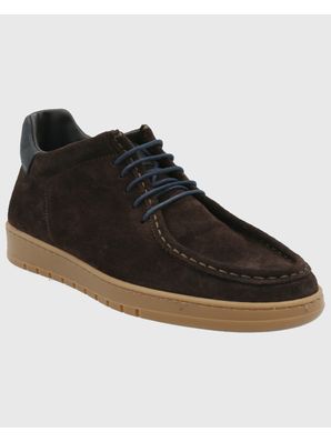 Zapatilla Cuero Hombre Tarento Café