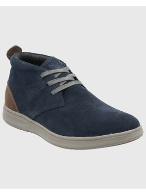 Botin Cuero Hombre Rudder Azul
