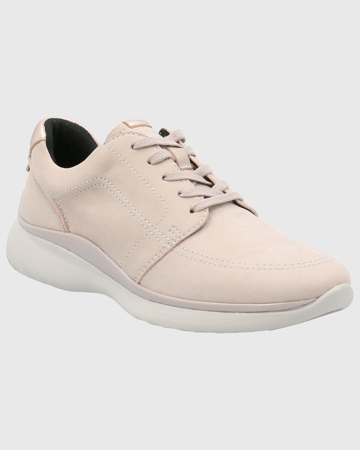 Zapatilla Cuero Mujer Goss Café