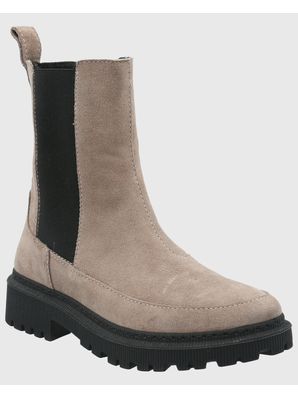 Botin Cuero Mujer Bibury Beige