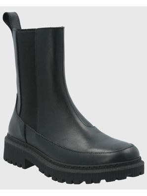 Botin Cuero Mujer Bibury Negro