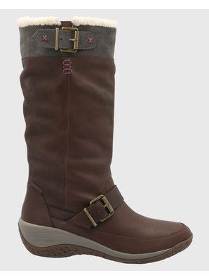 Bota Cuero Mujer Moma Café