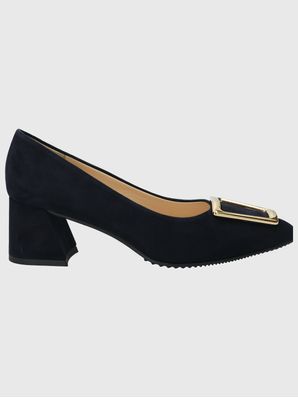 Zapato Brunate Cuero Mujer Biella Azul