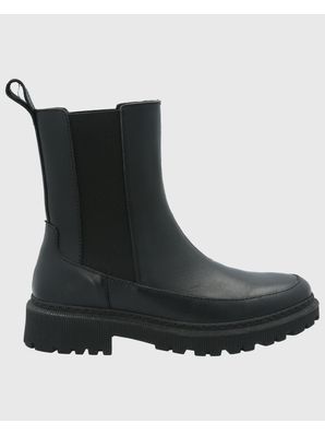 Botin Cuero Mujer Bibury Negro