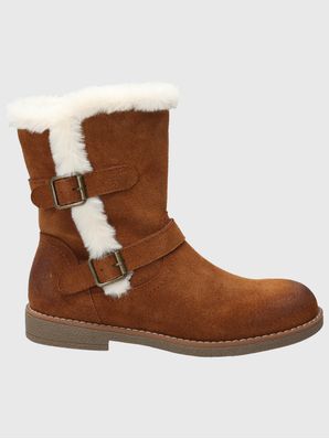 Botin Cuero Mujer Kiki Café