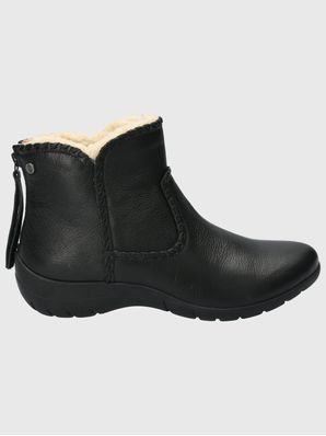 Botin Cuero Mujer Orla Negro