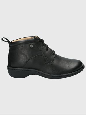 Botin Cuero Mujer Sajon Negro