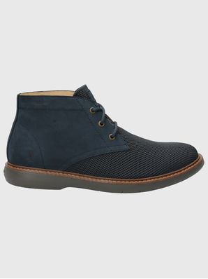 Botin Cuero Hombre Mingus Azul