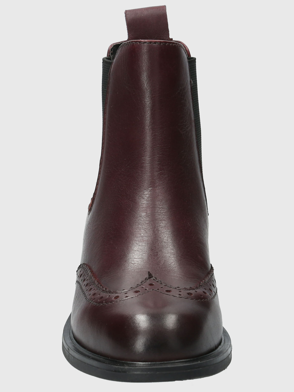 Botin Cuero Mujer Algate Rojo