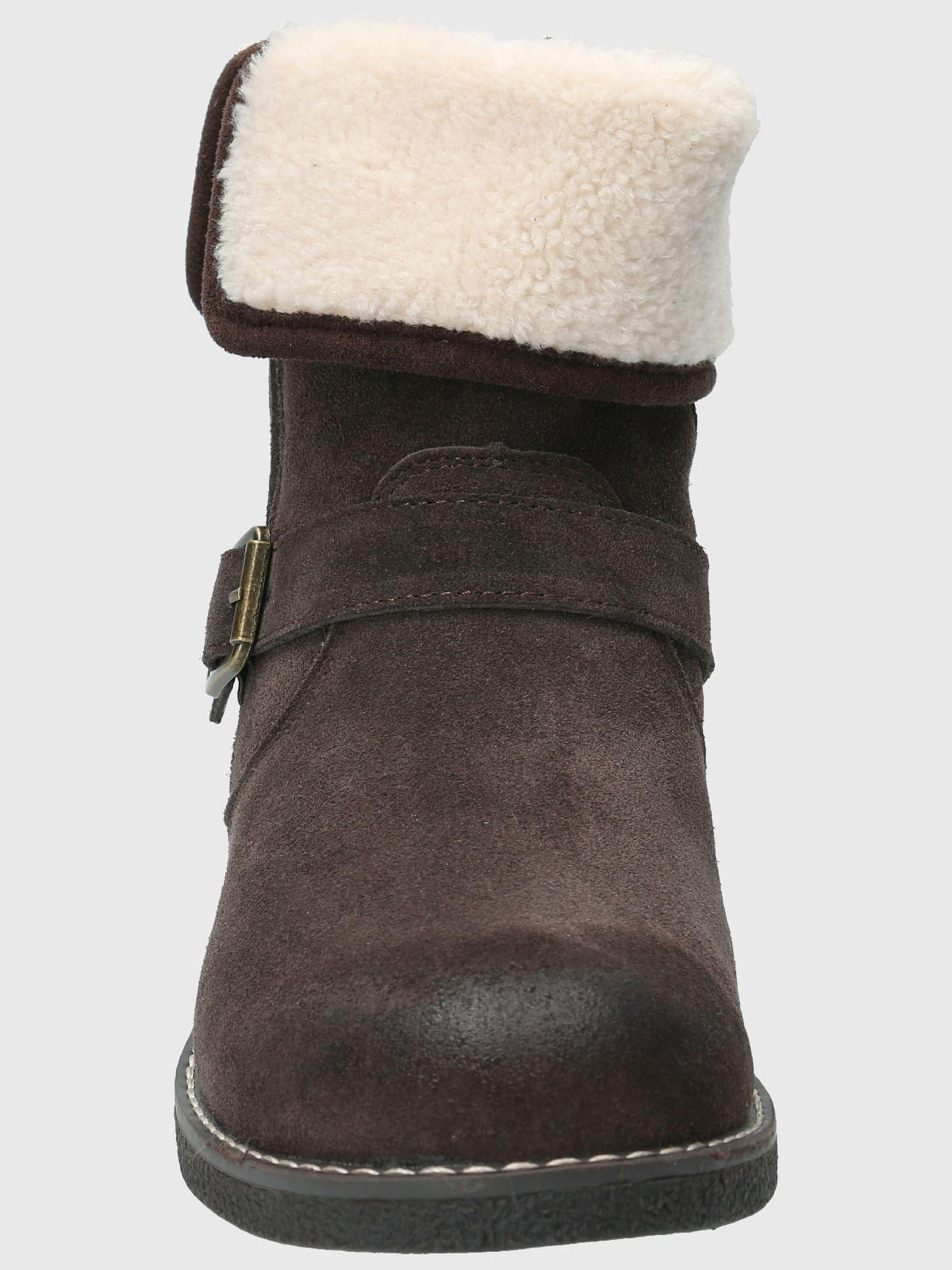 Botin Cuero Mujer Claire Café