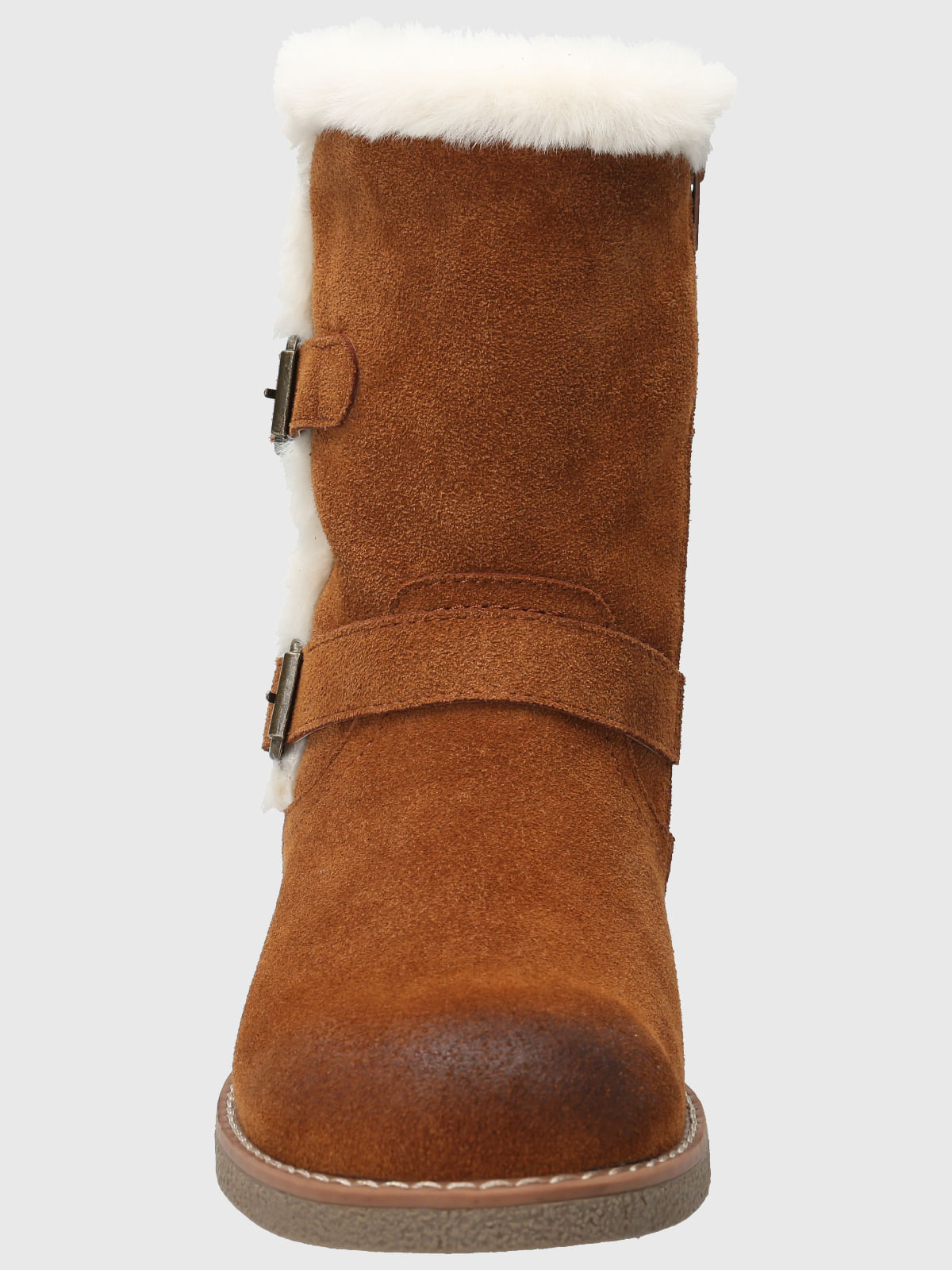 Botin Cuero Mujer Kiki Café