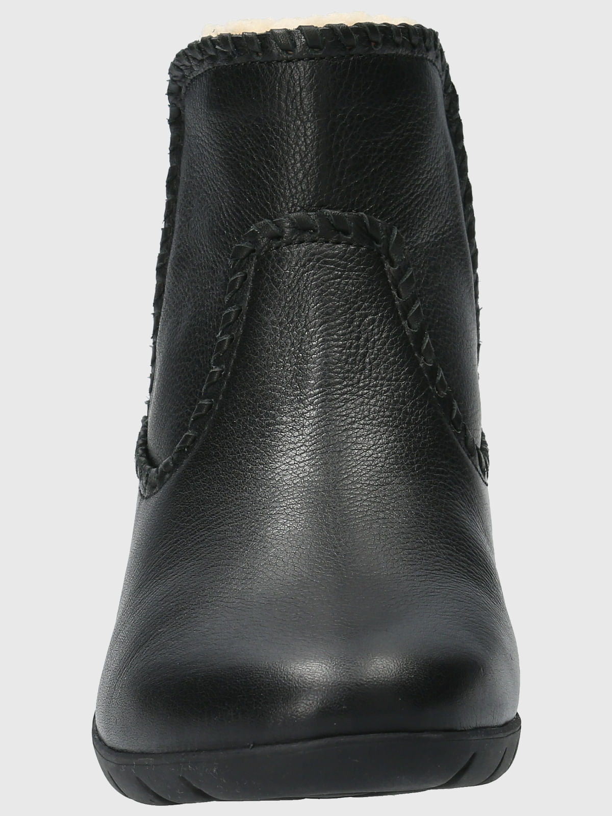 Botin Cuero Mujer Orla Negro