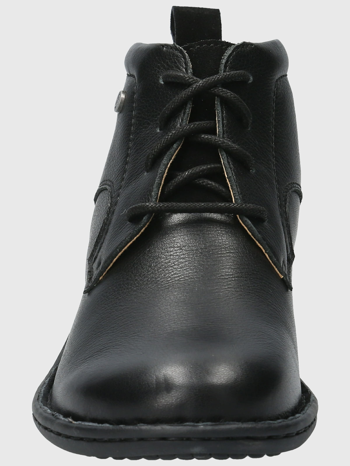 Botin Cuero Mujer Sajon Negro