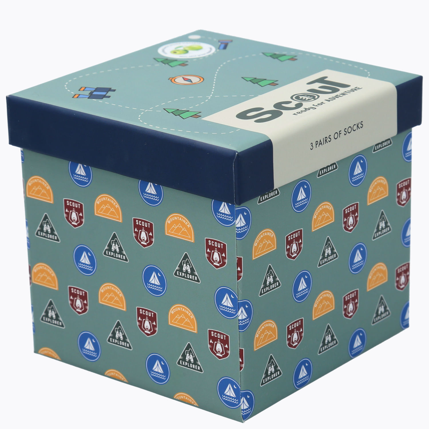 CALCETIN ALGODÓN NIÑO PACK GIFT SCOUT MULTICOLOR HUSH PUPPIES