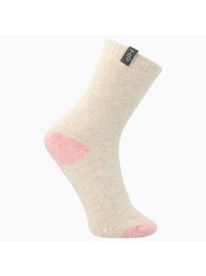 Calcetin Algodón Niña Heavy Plain Beige/Crudo Hush Puppies