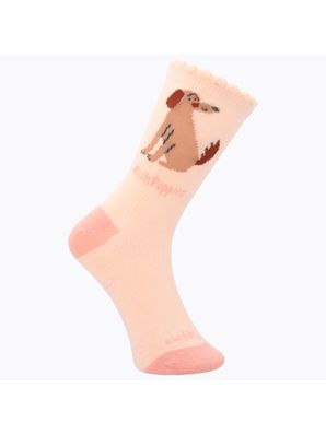 Calcetin Algodón Niña C St Mestizo Rosado Hush Puppies