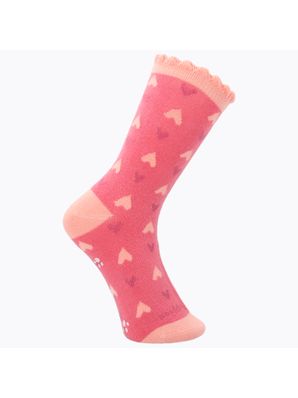 Calcetin Algodón Niña C St Heart Rosado Hush Puppies