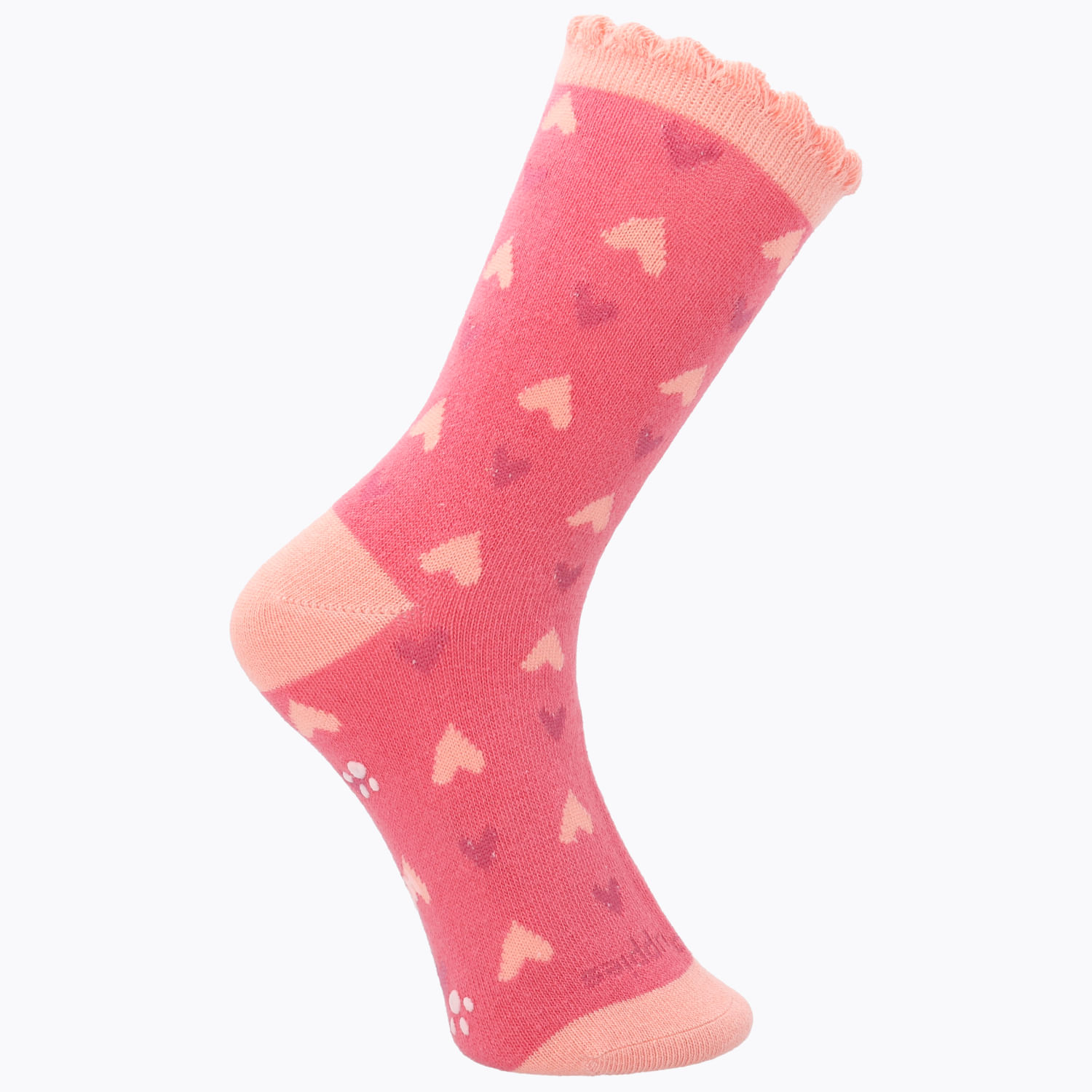 CALCETIN ALGODÓN NIÑA C ST HEART ROSADO HUSH PUPPIES