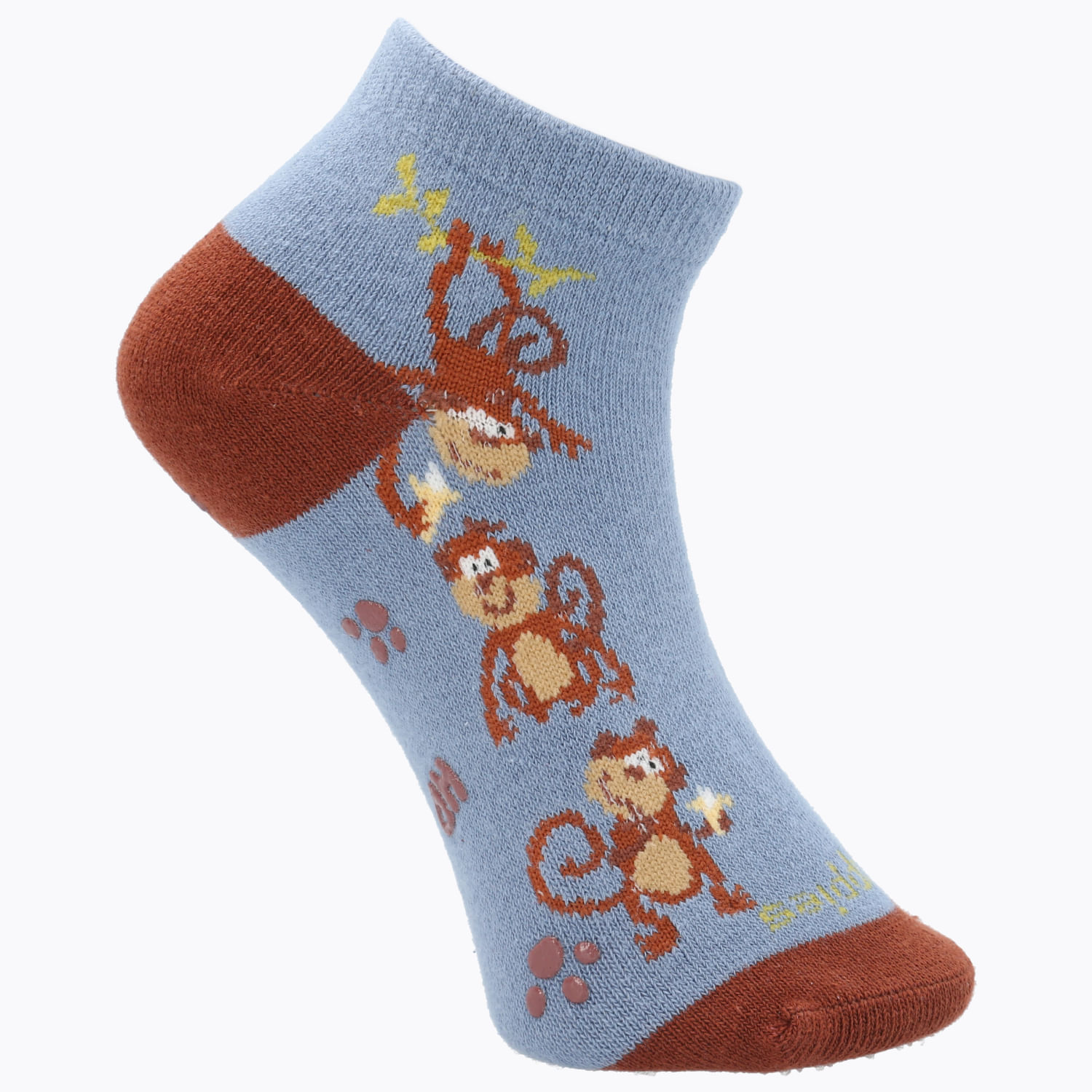 CALCETIN ALGODÓN NIÑO PED MONKEYS AZUL HUSH PUPPIES