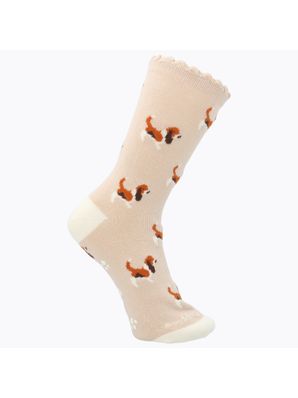 Calcetin Algodón Niña C St Basset Rosado Hush Puppies