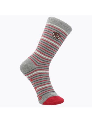Calcetin Algodón Niño C Stripes Gris Hush Puppies