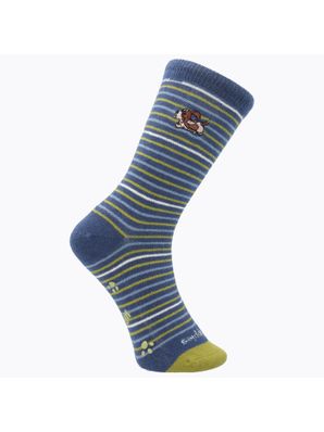 Calcetin Algodón Niño C Stripes Azul Hush Puppies