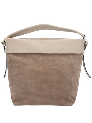 Cartera Cuero Mujer Uffizi Hobo Beige/Crudo Hush Puppies