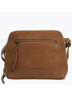Cartera Cuero Mujer Beth Cross Café Hush Puppies
